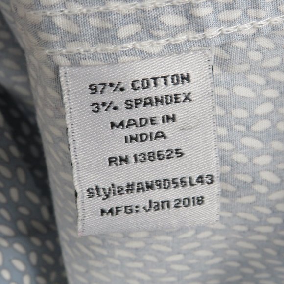 Alexander Julian* Men's Short Sleeve Button Down Curved Hem Pocket Shirt~ Small - Picture 4 of 12